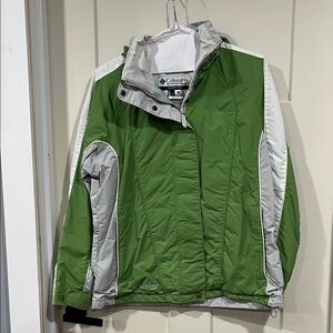 Columbia Two-Tone Green and Gray Jacket